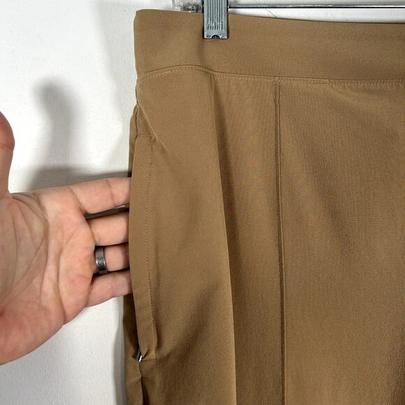 Athleta Brooklyn Heights High Rise Pant Size 14T Tall Tapestry Gold Tan - Picture 6 of 10